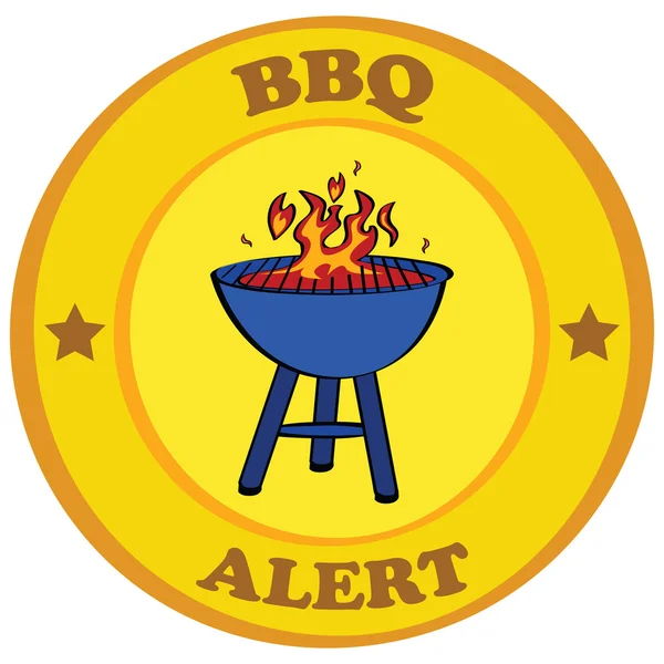 Allarme barbecue — Vettoriale Stock