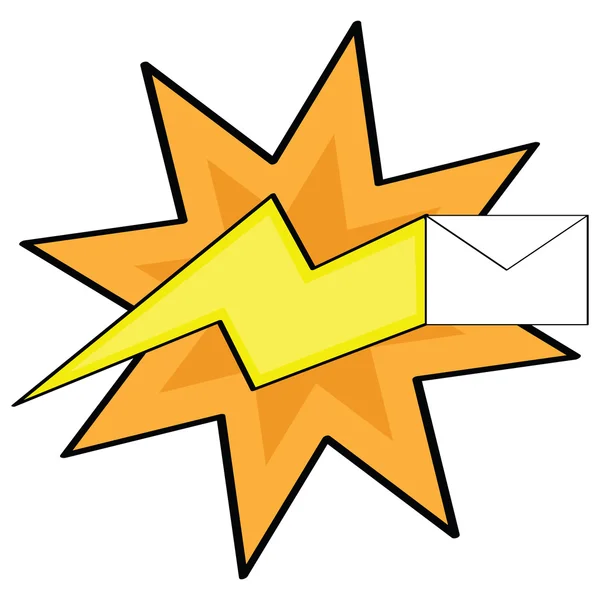 Швидка пошта — стоковий вектор