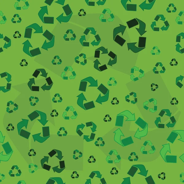 Hintergrund Recycling — Stockvektor
