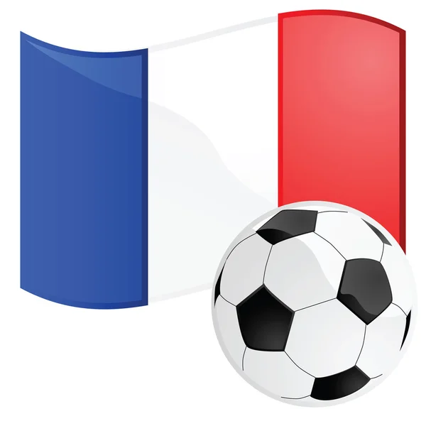 Frankrijk voetbal — Stockvector
