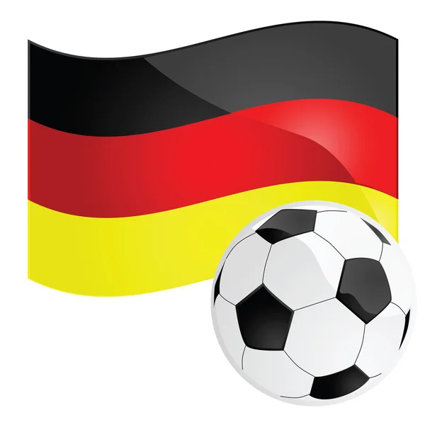 Voetbal Duitsland — Stockvector