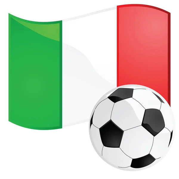 Italia fútbol — Vector de stock