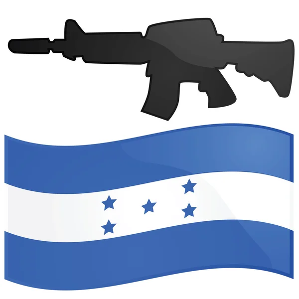 Honduras oorlog — Stockvector