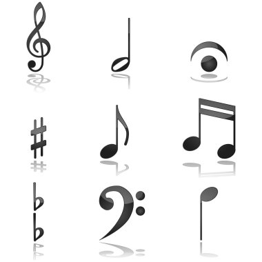 Musical notes clipart