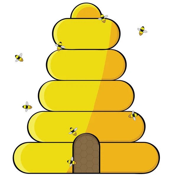 Arı kovanı — Stok Vektör