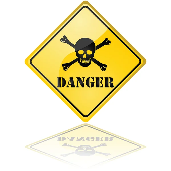Danger sign — Stock Vector