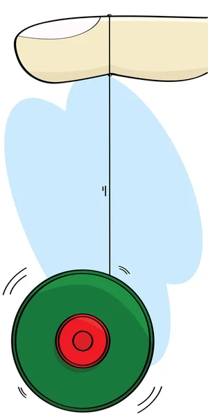 Filature d'yo-yo — Image vectorielle