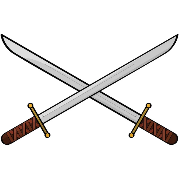 Swords — Stock Vector