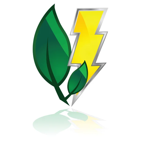 Green power — Stock Vector
