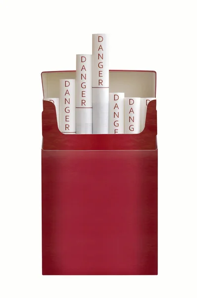 Bir filtre uygulanmış sigara paketi — Stok fotoğraf