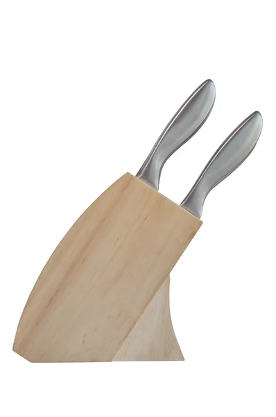 Um conjunto de facas de cozinha — Fotografia de Stock
