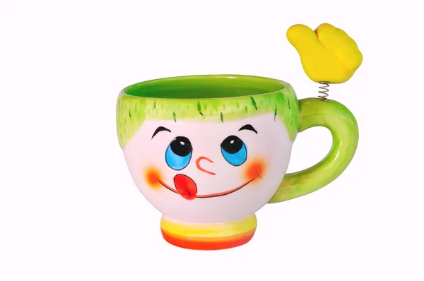 Kleur keramische cup — Stockfoto