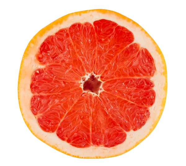 Кусочек спелого грейпфрута — стоковое фото