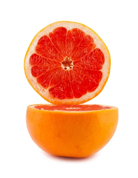 Grapefruity snížit na polovinu — Stock fotografie