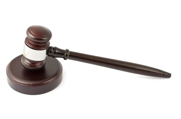 Wooden judge gavel — Stock Photo, Image