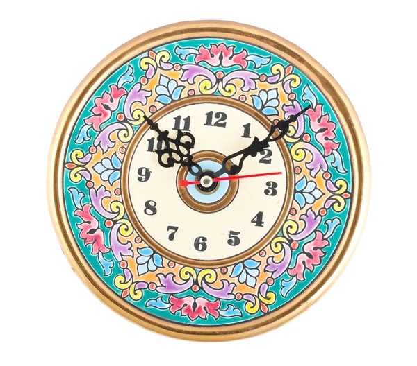 Painted clock — Stok fotoğraf