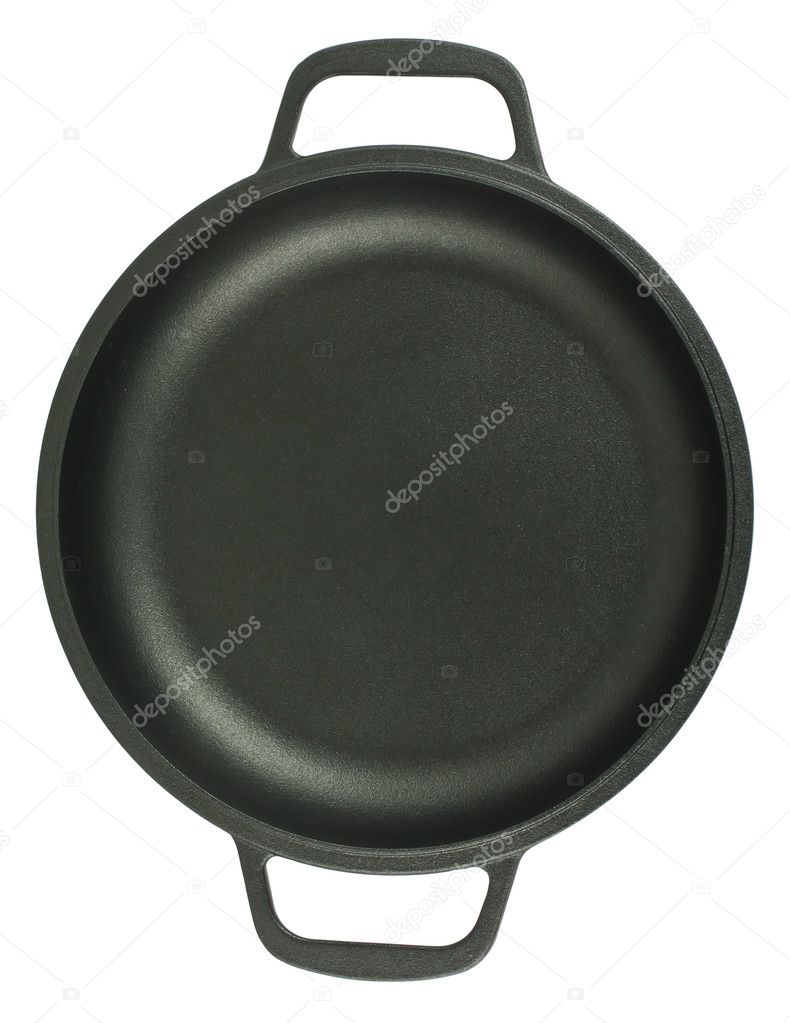 Pan with two handles