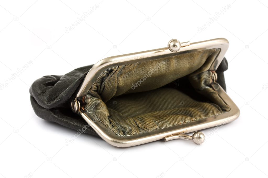 Woman Holds Empty Purse Coins Hand Stock Photo 1771710857 | Shutterstock