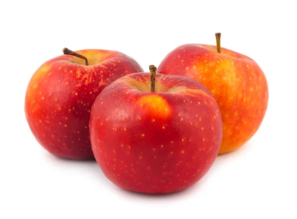 Three red apples — Stock Photo, Image