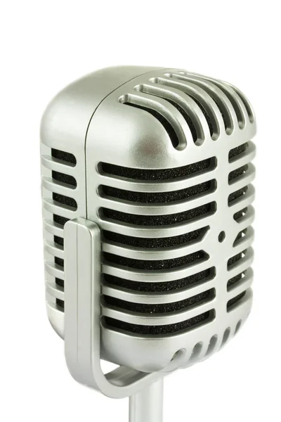 Ретро-микрофон — стоковое фото