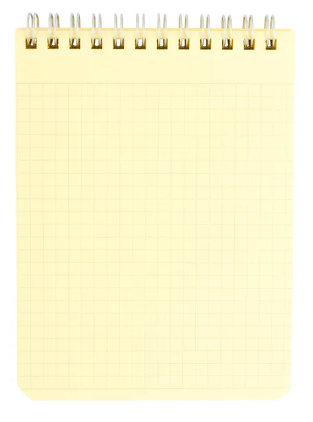 Bloco de notas amarelo — Fotografia de Stock