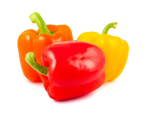 Red, orange and yellow pepper — Stock Photo, Image
