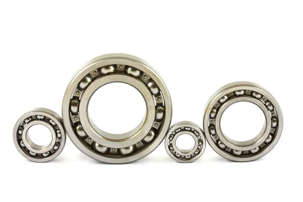 stock image Four steel ball bearings