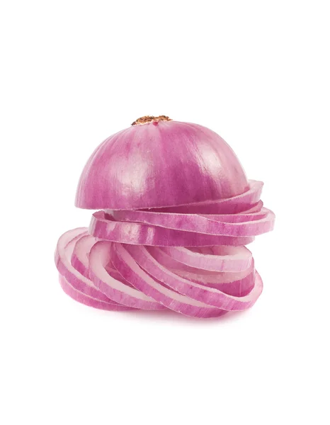 Slices of red onion — Stock Photo, Image