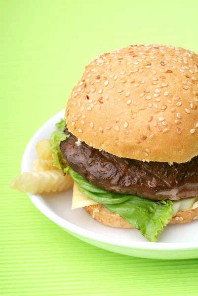 Beef burger — Stock Photo, Image