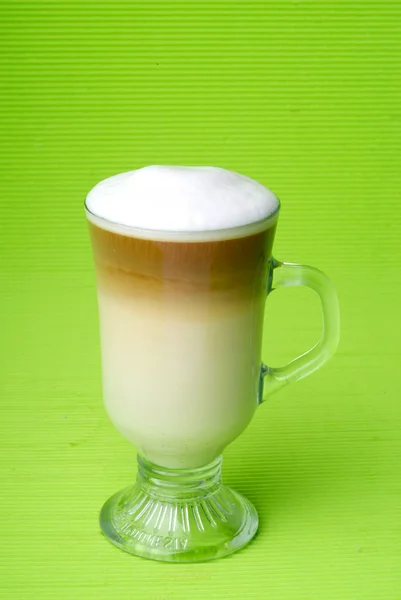 Filiżankę kawy latte cappucino — Zdjęcie stockowe