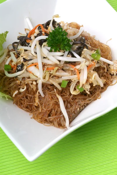 Chinese fried rice noodles — Stock Photo, Image