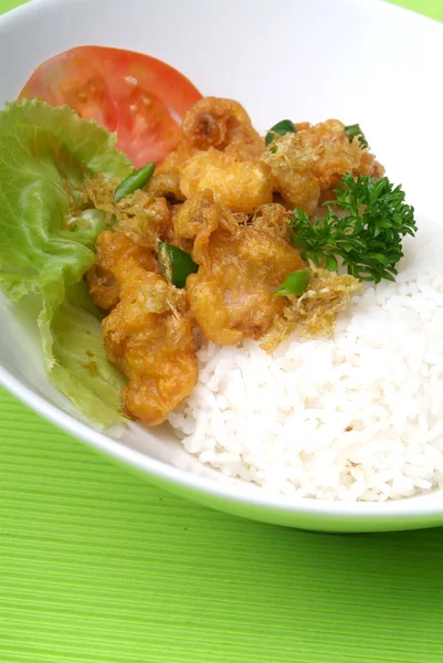 Rice dinner — Stock Photo, Image