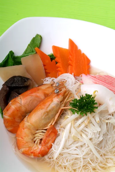 stock image Seafood rice noodles