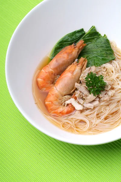 Seafood rice noodles — Stock Photo, Image