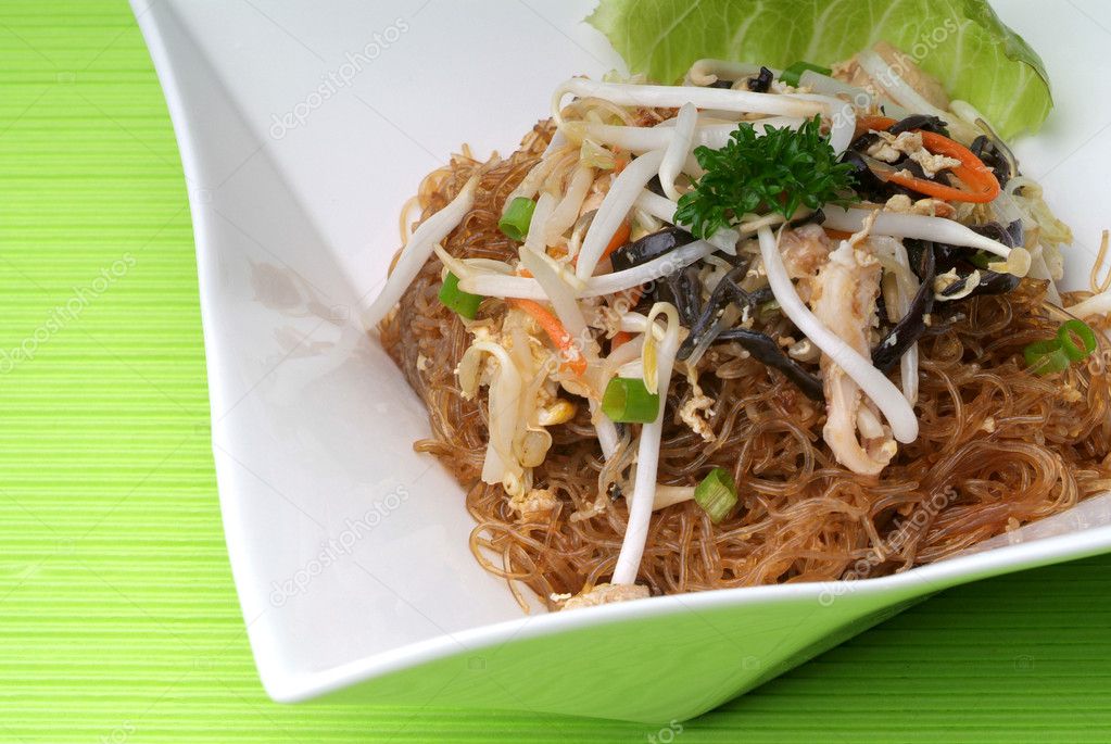 Chinese fried rice noodles — Stock Photo © heinteh 6629683