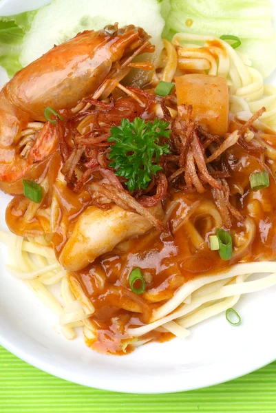 Noodle with shrimp — Stock Photo, Image