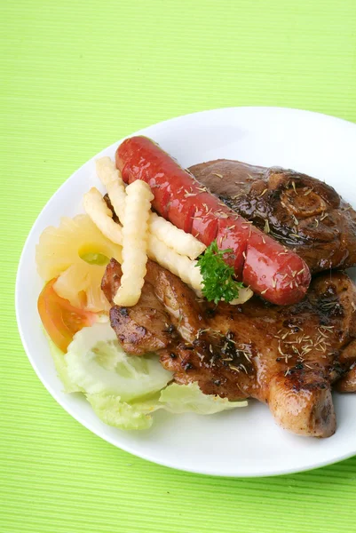Bife de frango grelhado — Fotografia de Stock