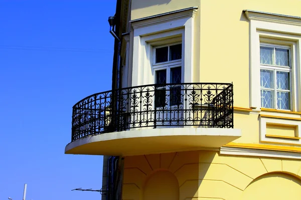 A balcony of the old town hall — Stock Photo, Image