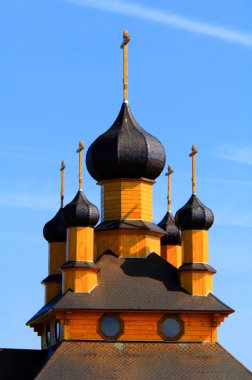 eski ahşap bir Ortodoks Kilisesi