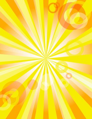 Orange abstraction clipart