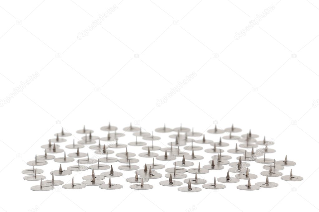Drawing pins isolated on white background Stock Photo by ©windujedi 5996022