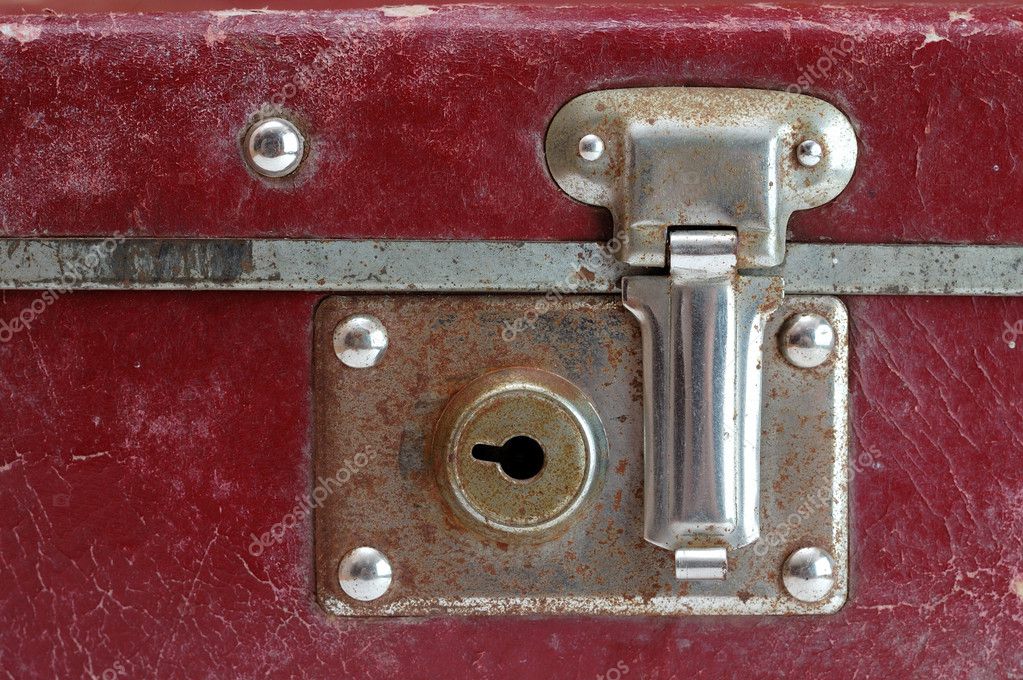 Lock on old suitcase — Stock Photo © windujedi 5996159