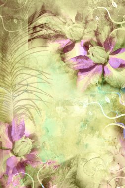 Beautiful grungy background clipart