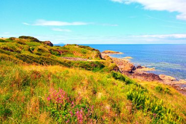 Ayr, İskoçya'da deniz kıyısı