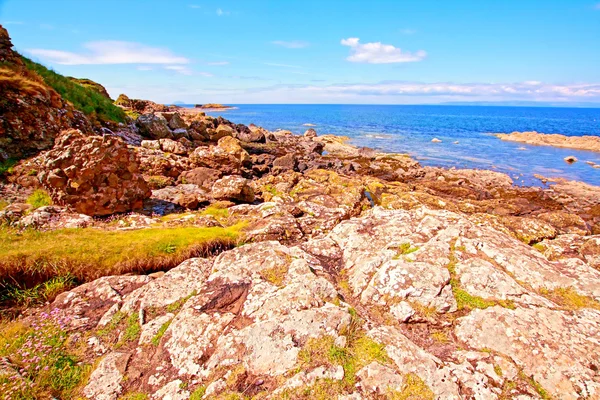 De kust in ayrshire, Schotland — Stockfoto
