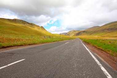 İskoçya highlands giderken