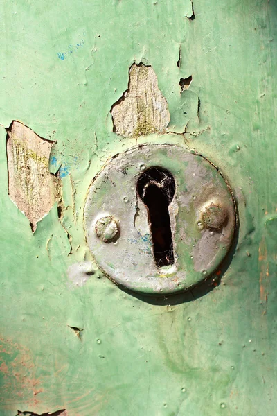 Vecchia serratura e vernice texture — Foto Stock