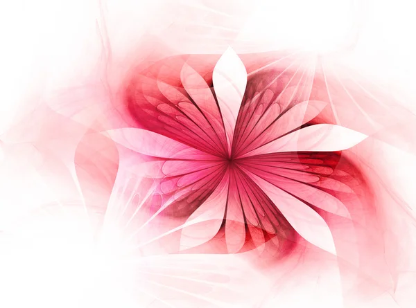 Mooie fractale artistieke bloem — Stockfoto