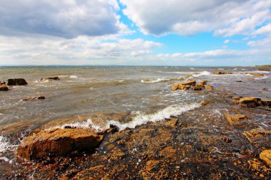 güneşli longnaddry İskoç deniz kıyısı