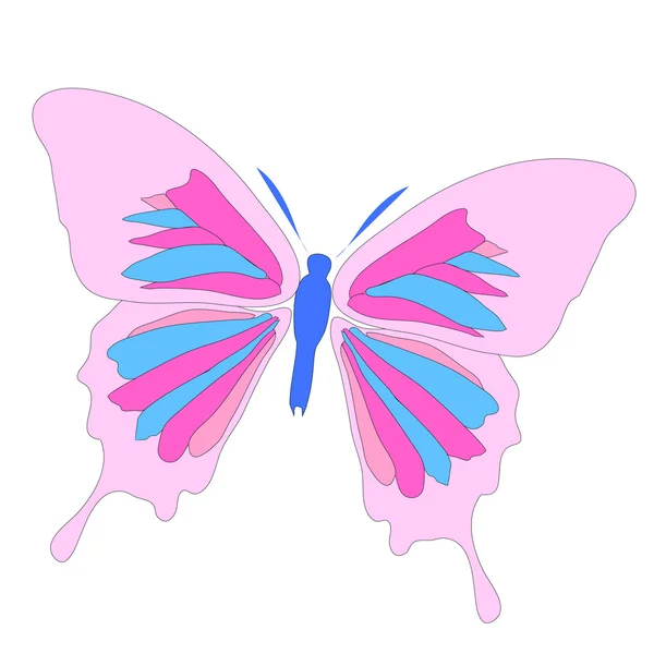 Hermosa ilustración mariposa —  Fotos de Stock